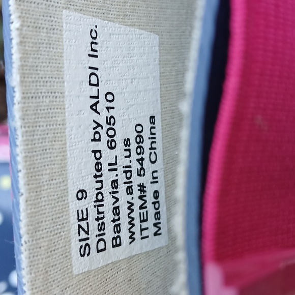 Serra Rain Boots Women’s  Tall Navy & Pink Floral Butterflies Polka Dots Sz 9 - Picture 7 of 12